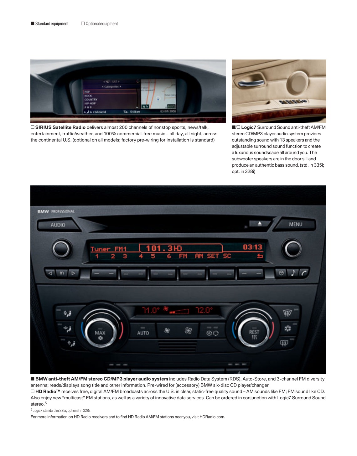 2008 BMW 3-Series Convertible Brochure Page 11